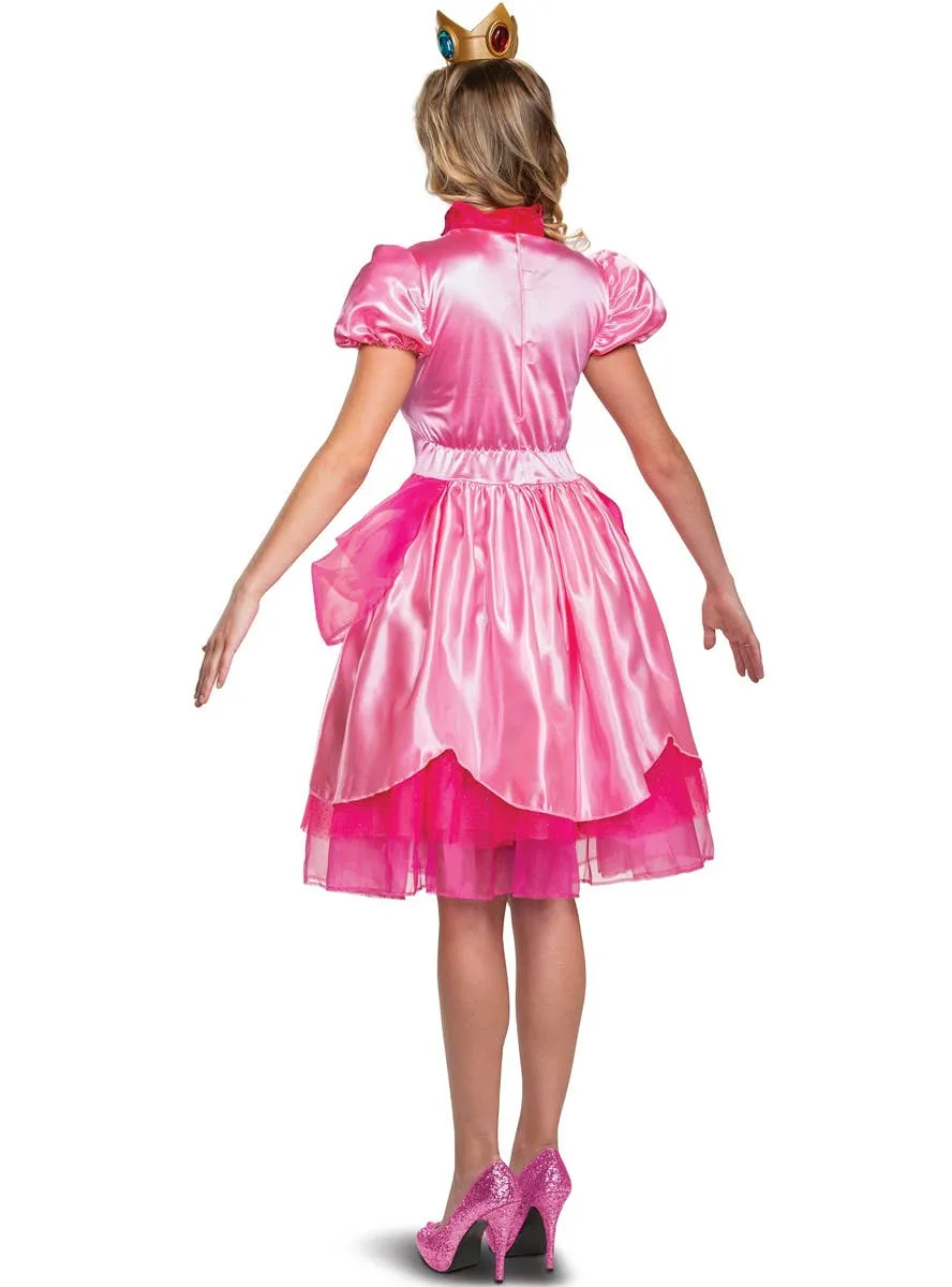 Super Mario Princess Peach Deluxe Womens Costume