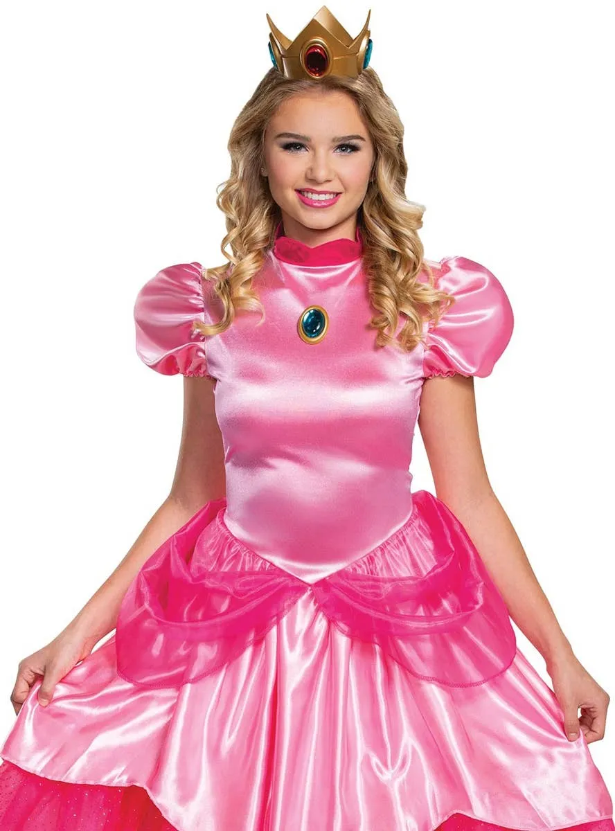 Super Mario Princess Peach Deluxe Womens Costume