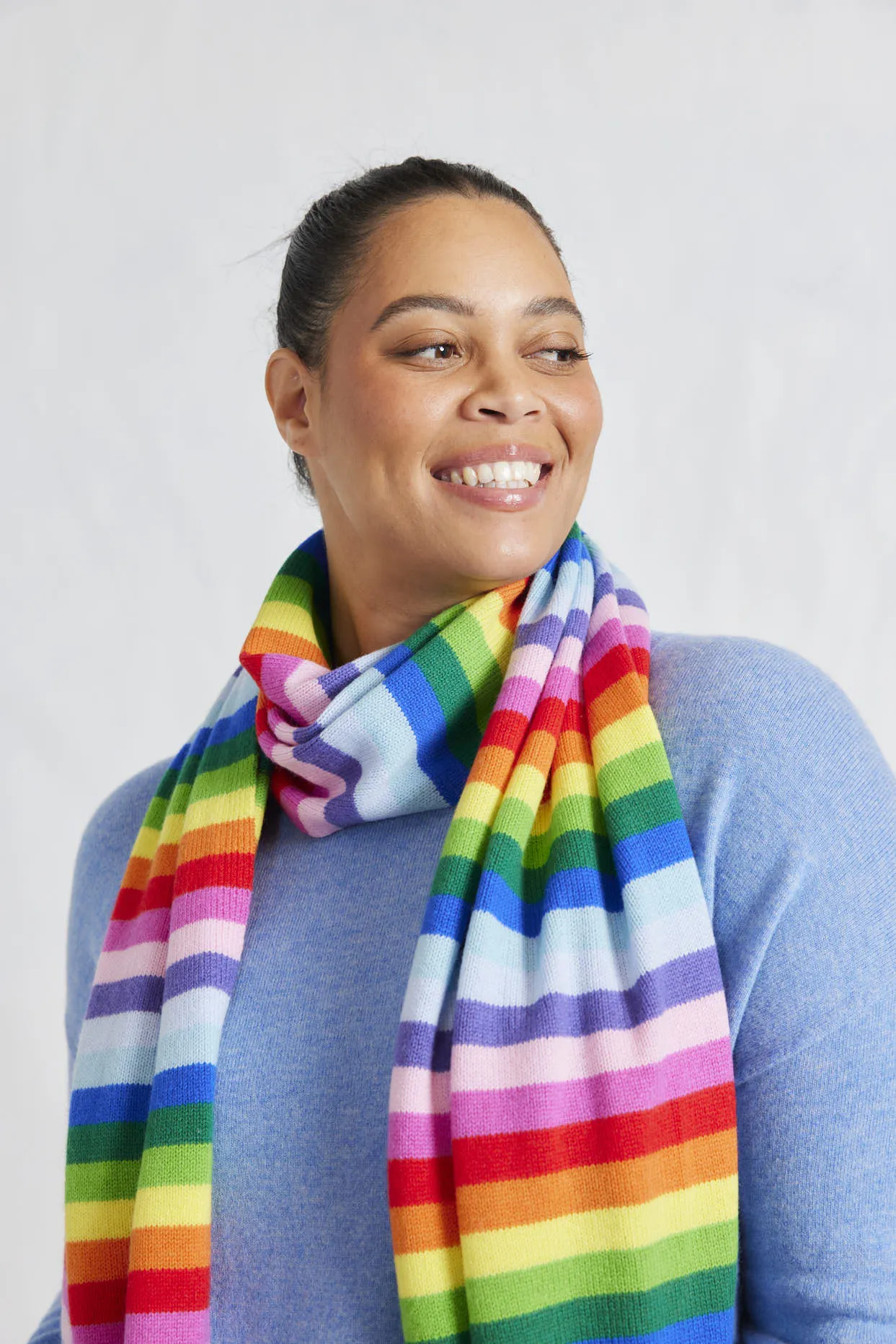 Taya Merino Cashmere Scarf in Carnival