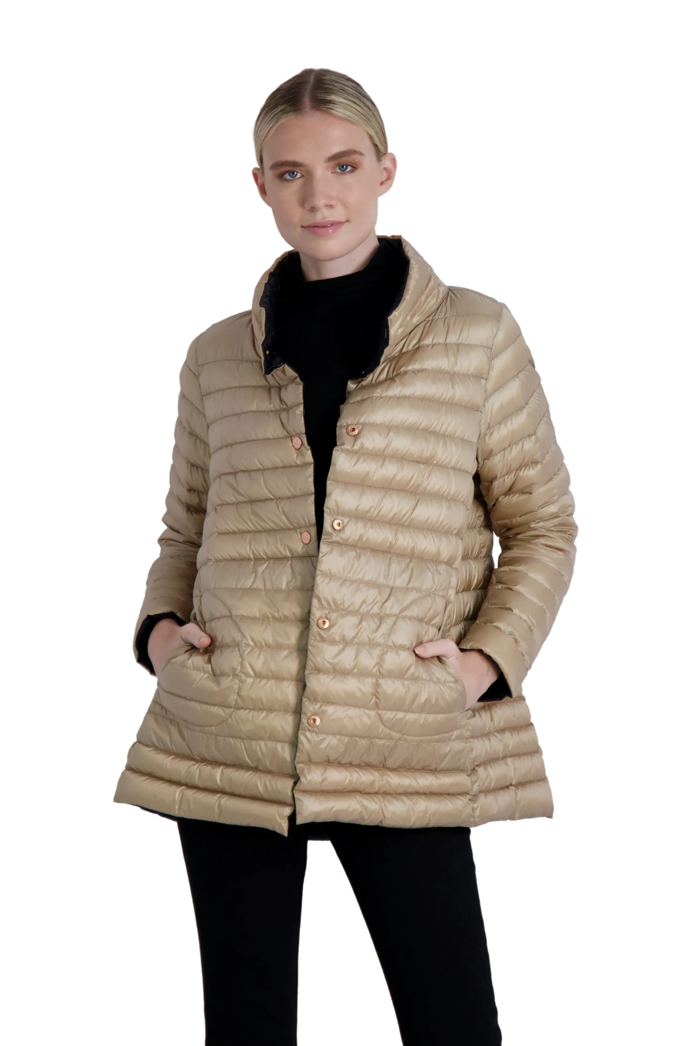 The Knightsbridge - Lightweight 2 in 1 Reversible Down Long Coat