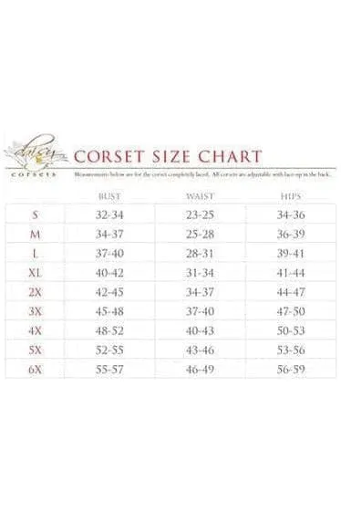 Top Drawer 5 PC Sequin Devil Corset Dress Costume