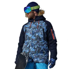 TOREAD Camouflage Blue Anti-Abrasion Ski Jacket