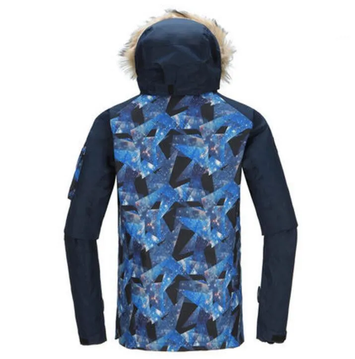 TOREAD Camouflage Blue Anti-Abrasion Ski Jacket