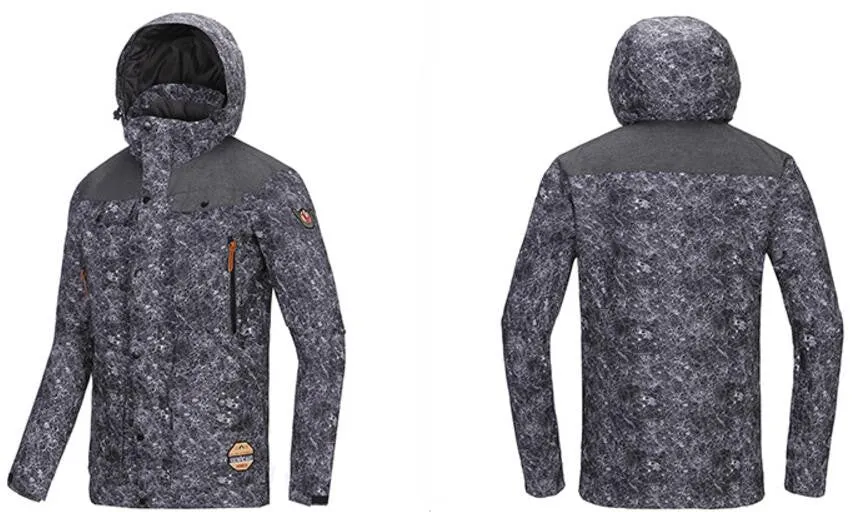 TOREAD Dark Gray Anti-Abrasion Ski Jacket