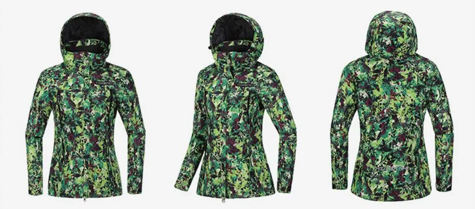 TOREAD Print Green Color Classical Ski Jacket