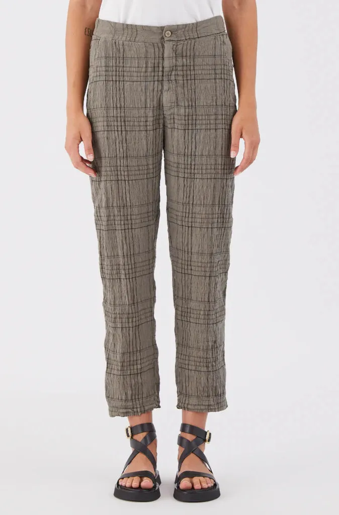 Transit Par Such Plaid Pants in Grey