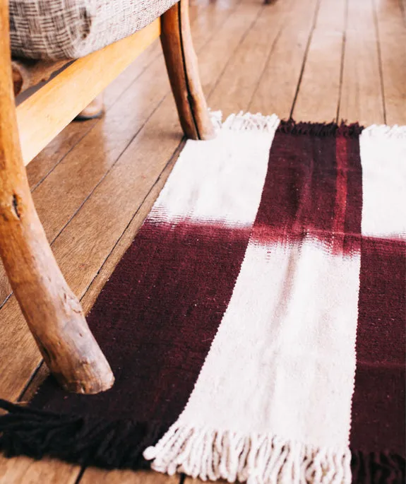 Tuta Fringe Wool Area Rug