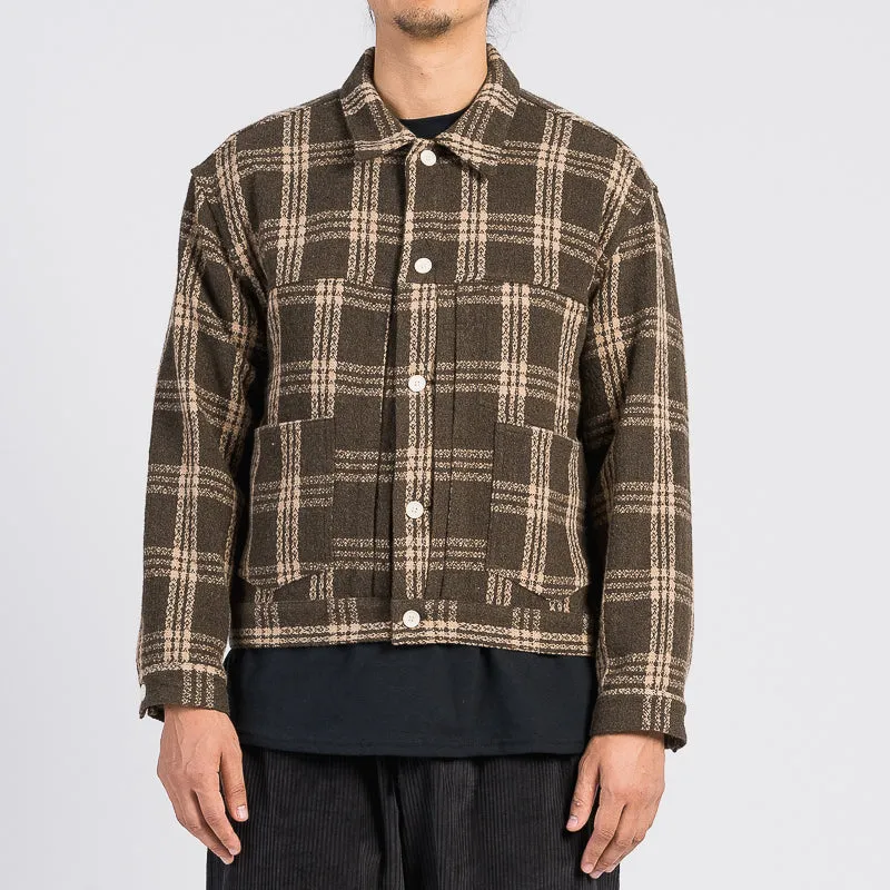 Type 100 Jacket - Brown Plaid