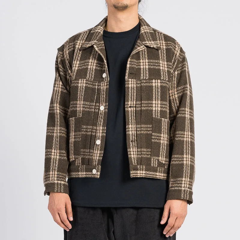 Type 100 Jacket - Brown Plaid