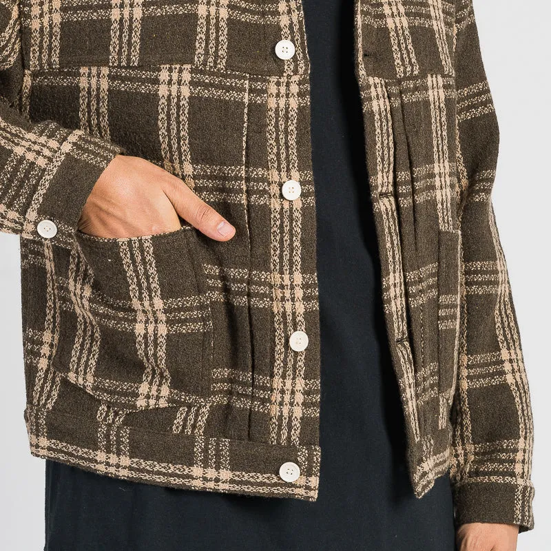 Type 100 Jacket - Brown Plaid