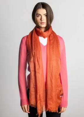 Ultra Fine Cashmere Pashmina - Orange