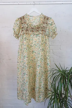 Vintage Midi Dress - Sweet As Pie Florals - Size S/M