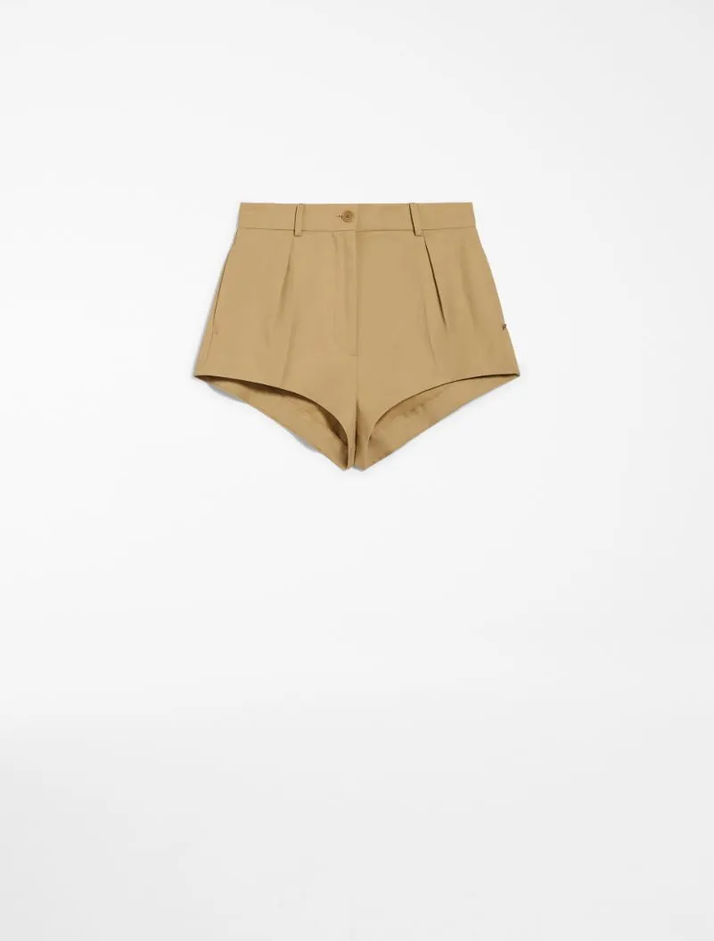 Viscose-blend shorts