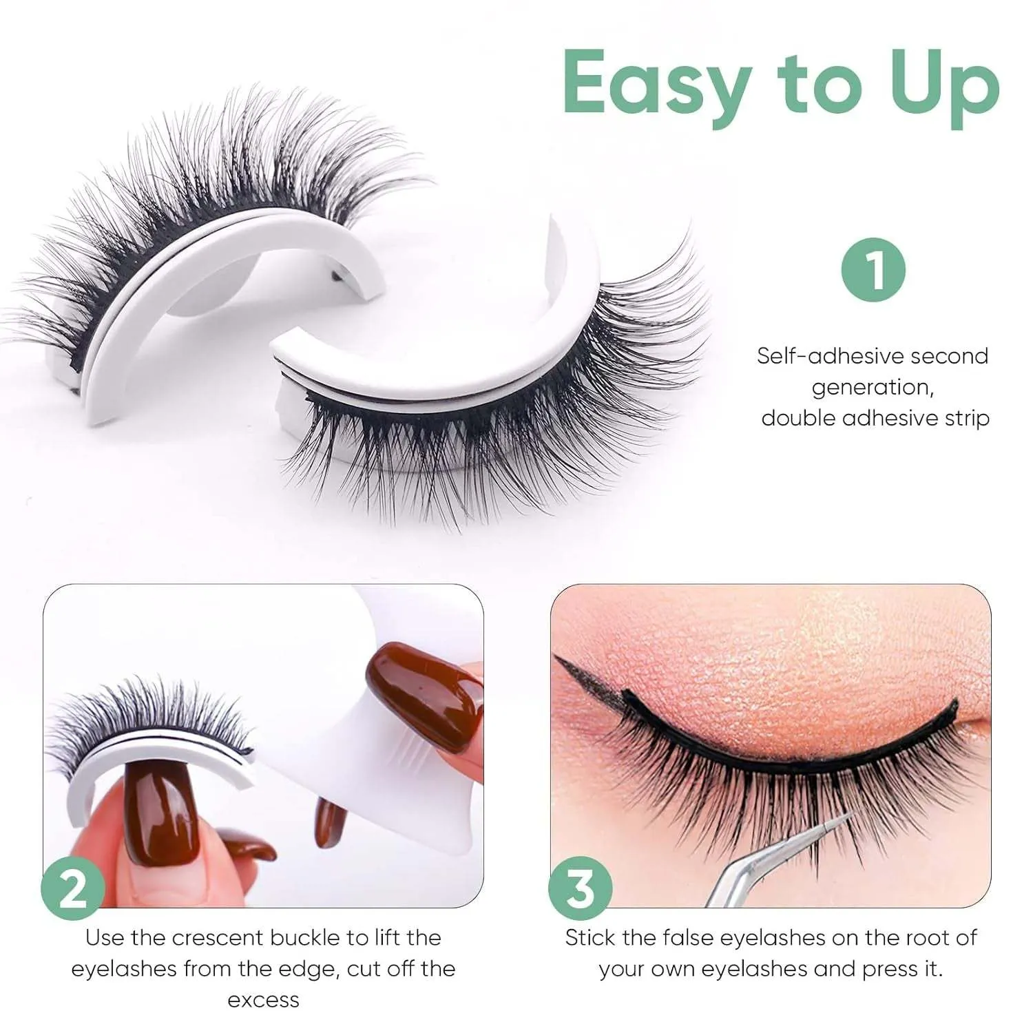 Waterproof Self Adhesive Eyelashes