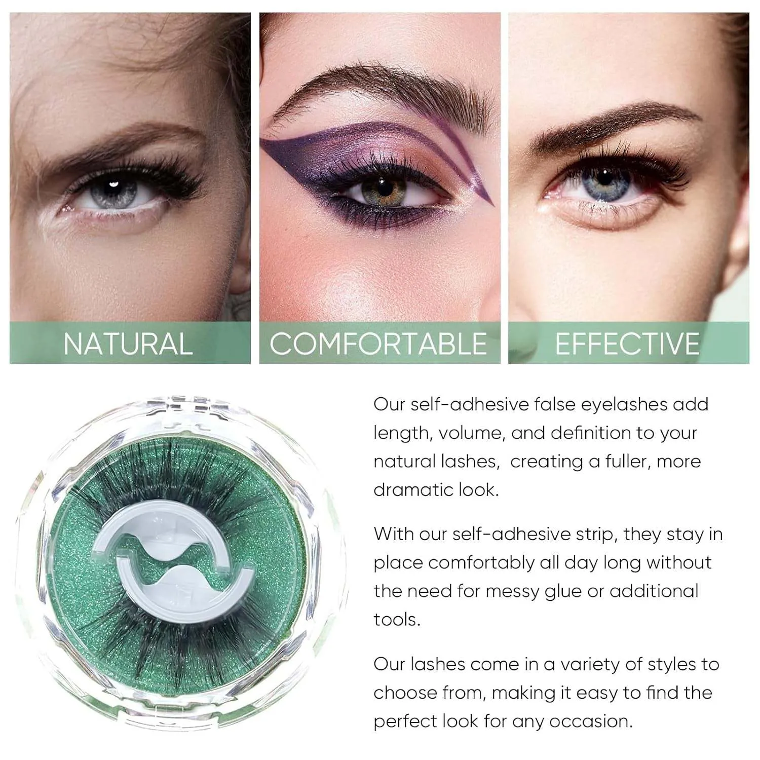 Waterproof Self Adhesive Eyelashes