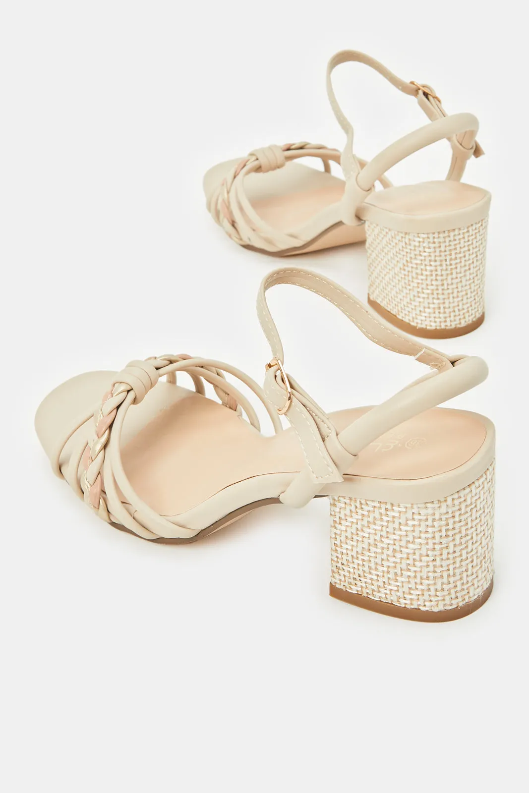 Women Beige Strappy Sandal