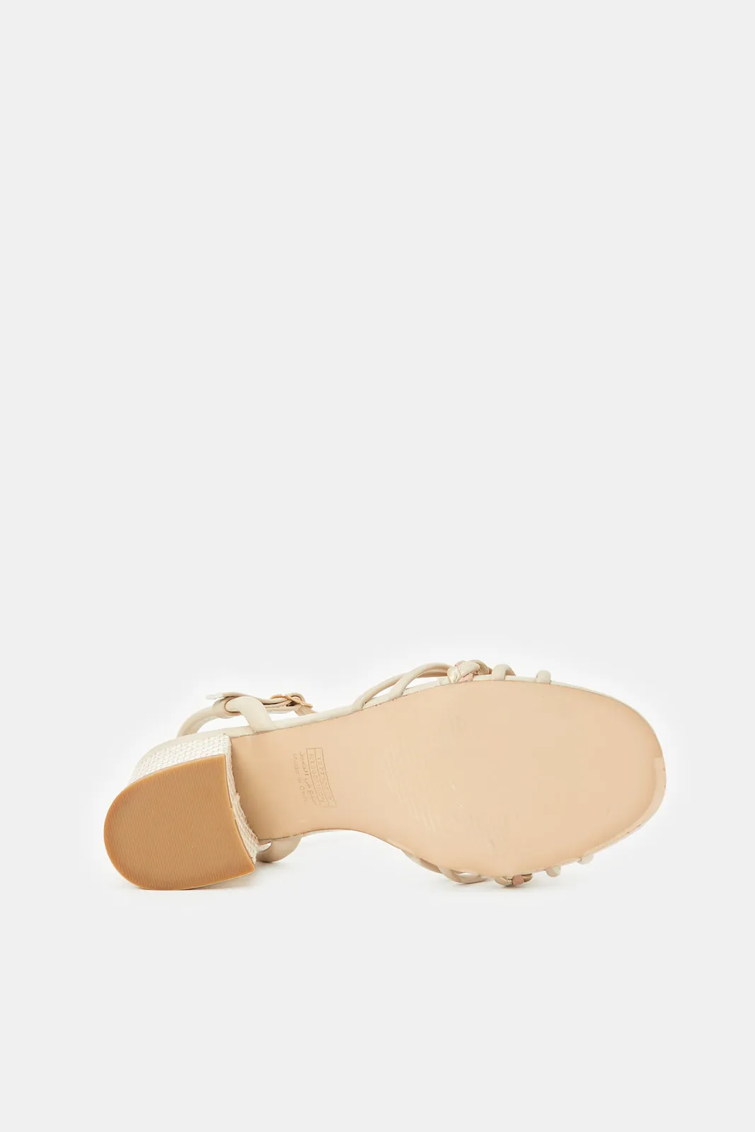 Women Beige Strappy Sandal