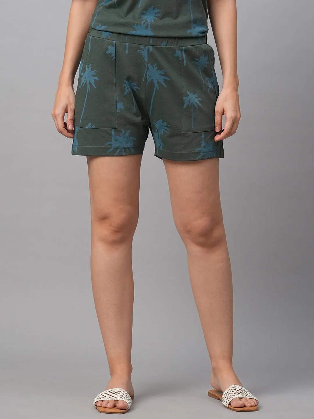 Women's Moss Cotton Regular Fit Shorts