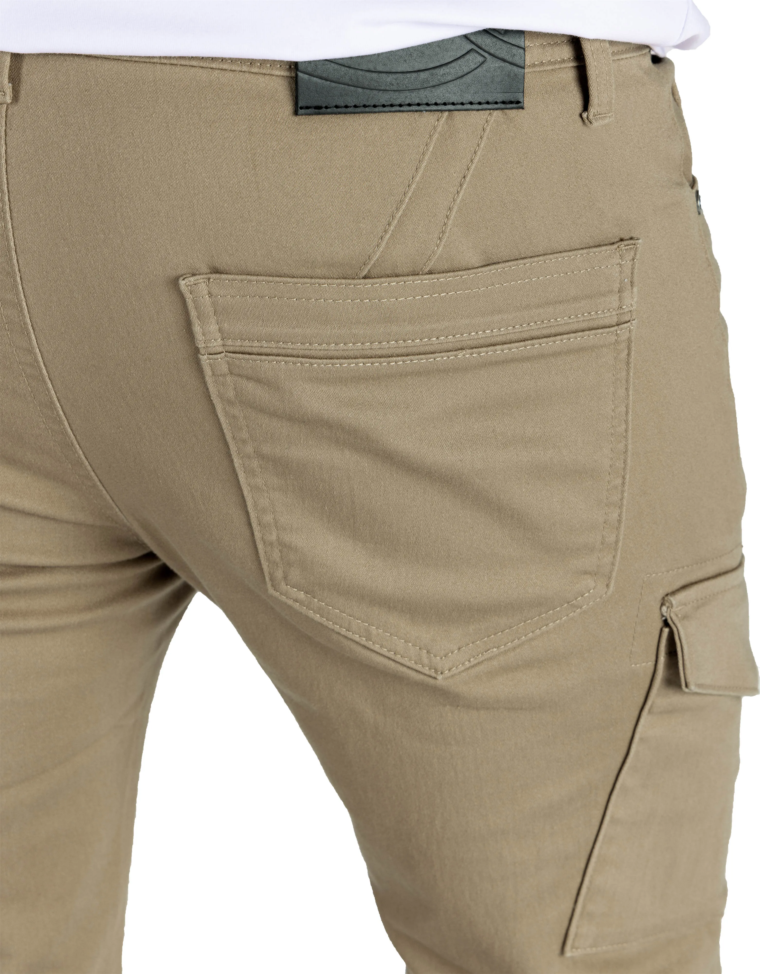 X RAY Men's 5-Pocket Stylish Commuter Cargo Shorts