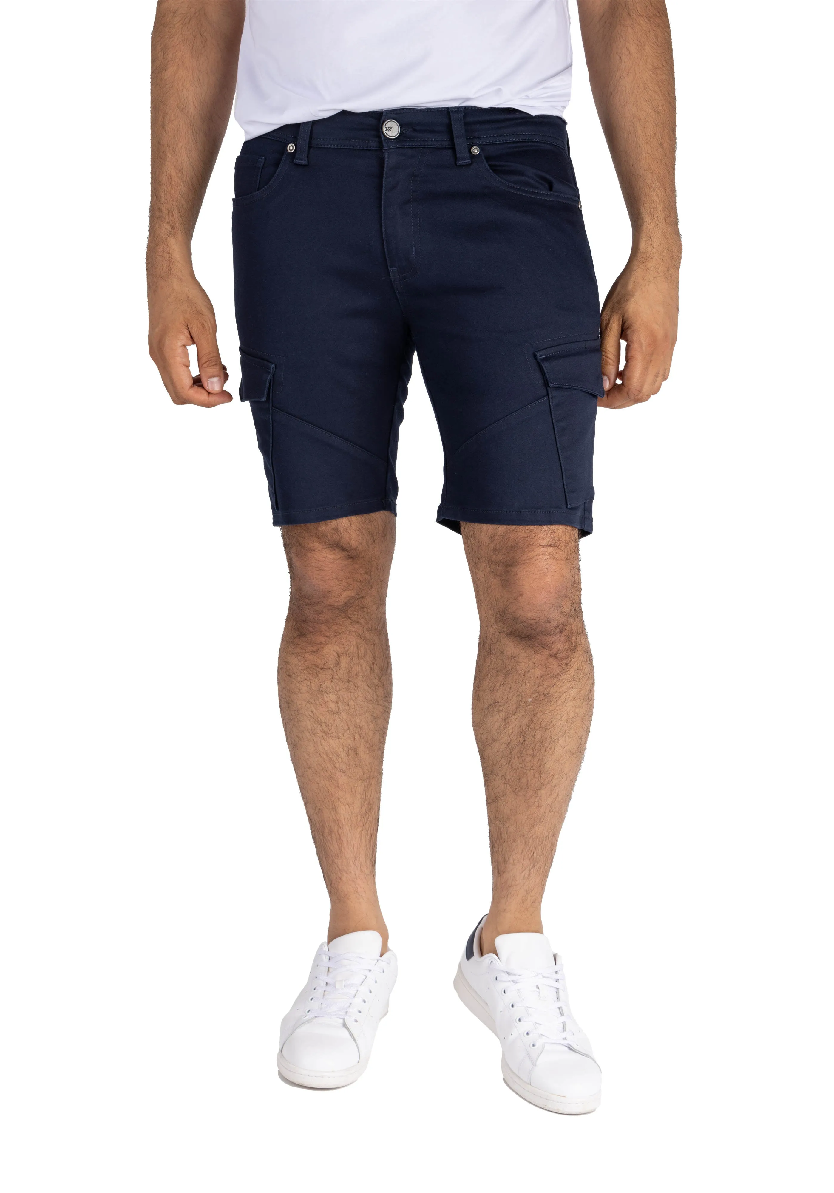 X RAY Men's 5-Pocket Stylish Commuter Cargo Shorts