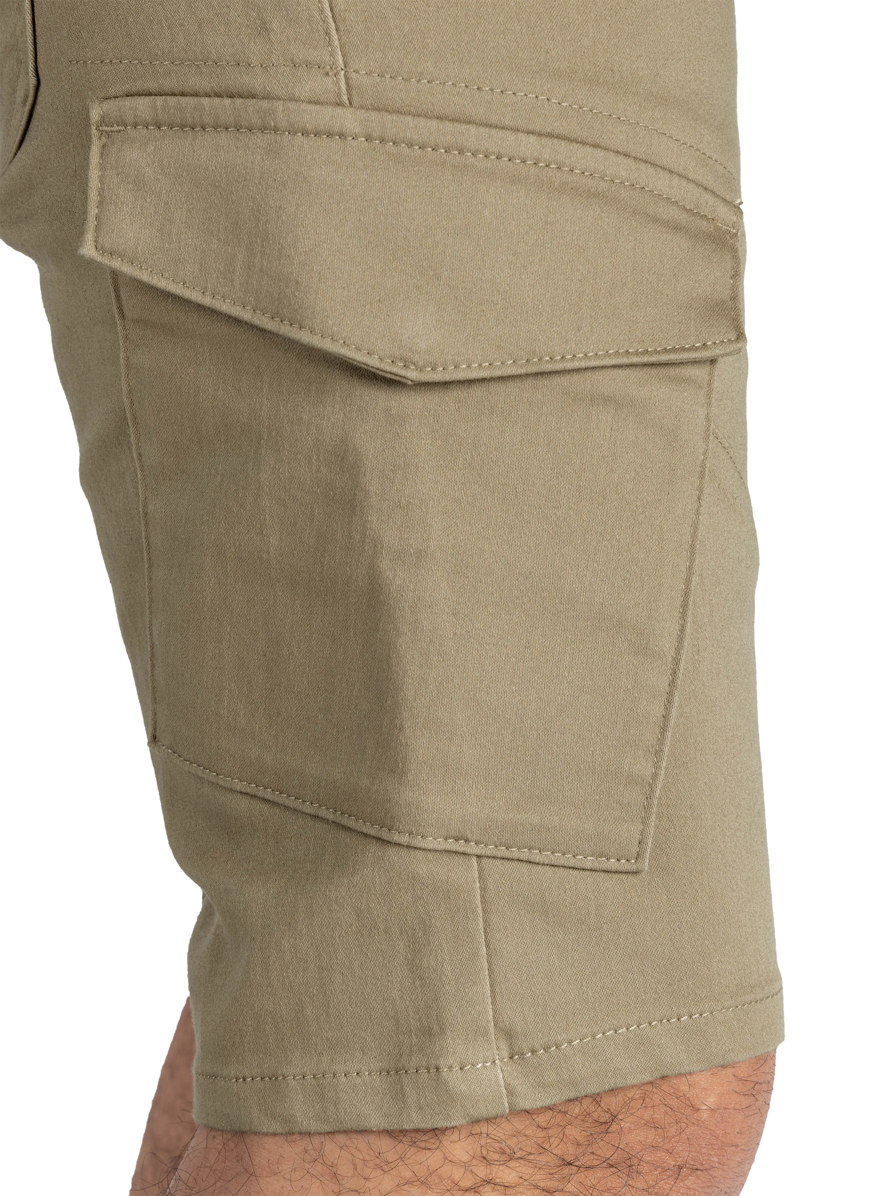 X RAY Men's 5-Pocket Stylish Commuter Cargo Shorts