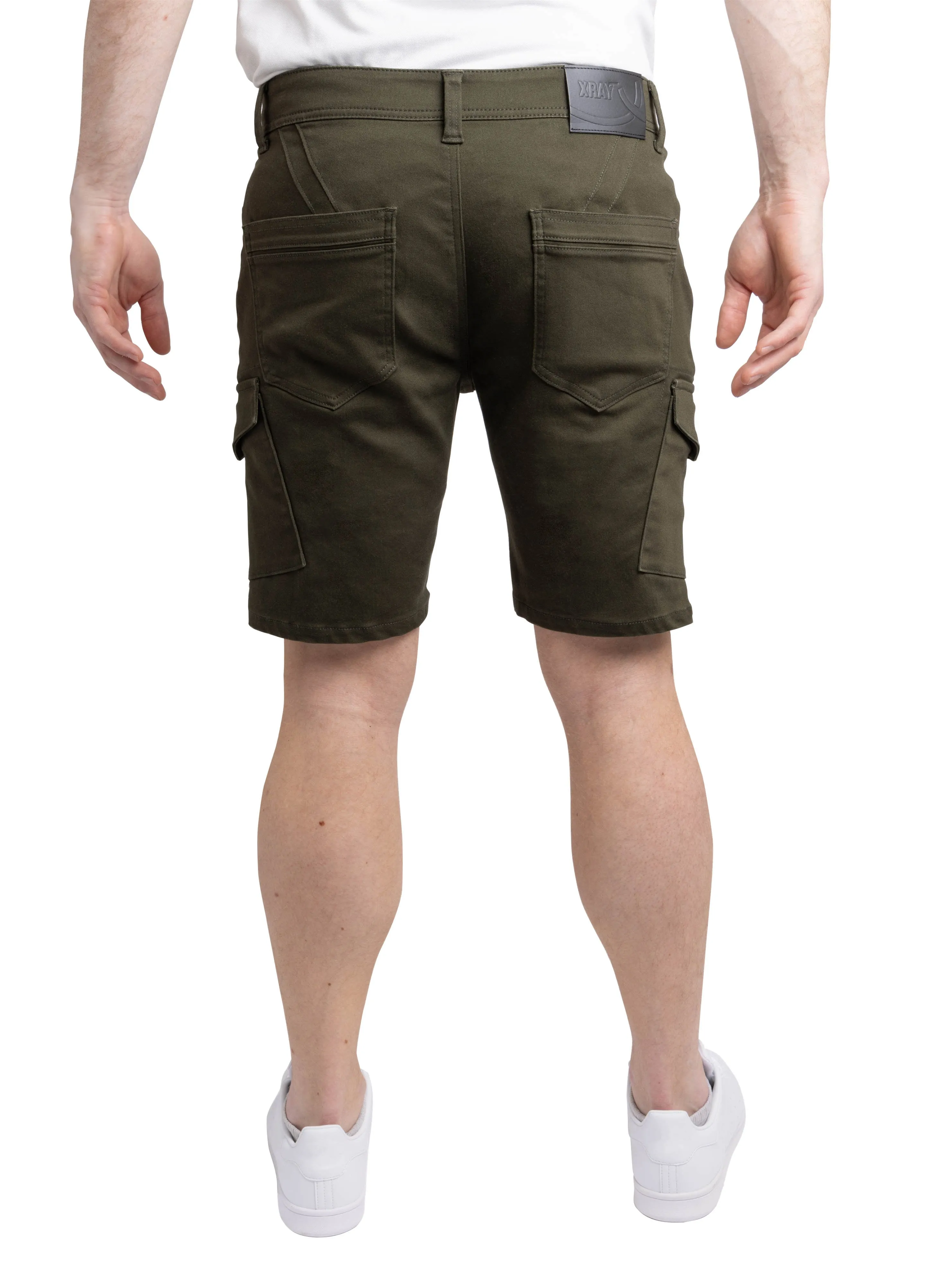 X RAY Men's 5-Pocket Stylish Commuter Cargo Shorts