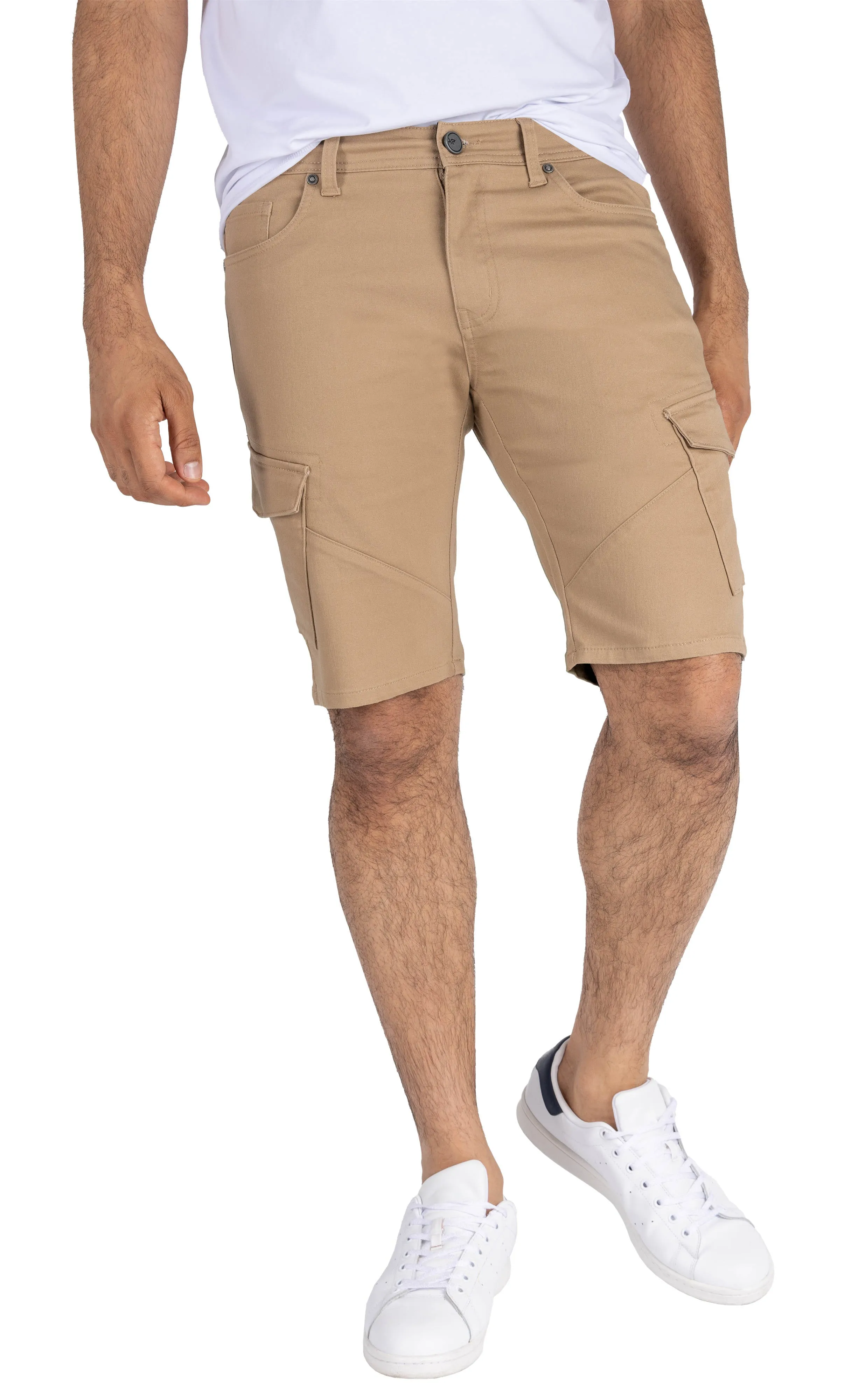 X RAY Men's 5-Pocket Stylish Commuter Cargo Shorts